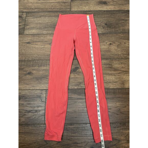 Lululemon Align High-Rise Pant 25" Pale Raspberry pink Leggings size 2 - Picture 8 of 9